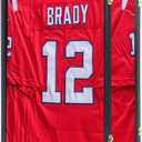 Jersey Frame Display Case Jersey Display Case Jersey Shadow Box with Uv Protection Acrylic and Hanger for Baseball Basketball Football Soccer Hockey Sport Shirt and Uniform,Black Finish