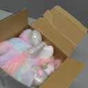 Hopearl LED Plush Unicorn Lighting Up Stuffed Mommy Unicorn with 3 Baby Unicorns in her Tummy Stuffed Animal Playset Night Lights Glow in The Dark for Mom Toddler Girls, Rainbow, 19''