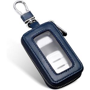 Pack of 1 Car Key Fob Case, Car Smart Key Fob Holder, Universal Zipper Car Key Bag, for Most Car and SUV (Royal Blue)
