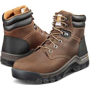 Carhartt Rugged Flex 6” Composite Toe Work Boots for Women - Lightweight, Moisture-Wicking, and Cushioned Comfort, 6