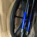 Drive Medical Blue Streak Lightweight Wheelchair, Footrests, 18" Seat