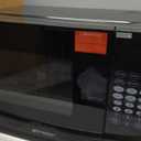 Emerson MW9255B Countertop Microwave Oven, 6 Pre-Programmed Settings, Removable Glass Turntable and Child Safety Lock, 0.9 Cu ft, 900W, Black