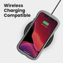 iFace Reflection Designed for iPhone 14 Plus Case (6.7")  Cute Shockproof Hybrid [9H Tempered Glass + Bumper] Wireless Charging Compatible Clear Protective Cover for Girls, Women - Red