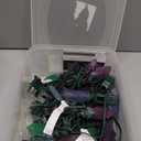 C9 LED Quick Clip Christmas Lights | Built-in Clip-One String Lights | 24 Purple, Blue, Green Bulbs | 16inch Foot Strand