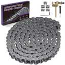 35 Chain 140 Links Chain Breaker Compatible with Coleman Mini Bike CT100U CC100X Baja DB30 Motovox MBX10 MBX11 Predator 79cc 97cc 100cc Mega Moto MM-B80 105cc Engine Parts (Black)