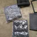 Patiojoy Outdoor Wicker Rocking Chair Glider Rattan Rocker Recliner with Cushion