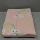 Salt Earth 100% Cotton 210TC Kids Bedsheet, Twin Sheets Set for Toddler Bed, 3 Piece Bedding Set Including Flat Sheet, Fitted Sheet, and Pillowcase, Themed Cute Sheets for Playful Kids Bed(Rainbow)