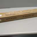 Curtain Rods for Windows 28 to 120 Inches, Vimayta 1 Inch Adjustable Heavy Duty Drapery Rod with Aluminum Alloy Finials and Brackets for Living Room, Bedroom, Kitchen, Patio, Sliding Door, Matte Black