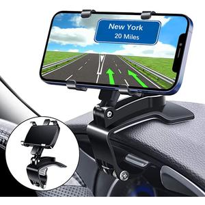 YAOKEEP Universal Car Phone Holder Mount,360 Degrees Rotation Dashboard Phone Holder [Upgrade Clip Never Fall],car Phone Mount for iPhone,Samsung,Google,Nokia,and 4 to 7" Smartphones