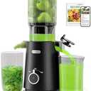 ECOSELF Cold Press Juicer, Wide Mouth & Large Feed Chute For Whole Fruits & Vegetables, Easy to Clean, High Juice Yield