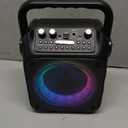 Karaoke Machine, Portable Bluetooth Speaker with 2 Wireless Microphones for Adults & Kids with Lights, Karaoke Microphone with PA System Supports USB/TF/REC/FM/AUX for Home Party Home System Packages