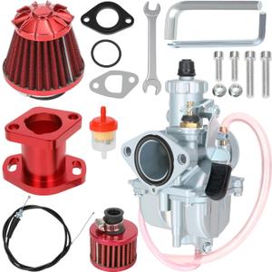 YOXUFA VM22 Carburetor Kit 212cc Carb Replacement for Predator 212cc 224cc Coleman CT200U CT200U-EX BT200X GX160 GX200 196cc 6.5HP Baja Warrior MB200 Axis M200 Mini Bike Go Kart Parts