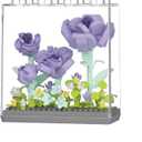 ZvveIIa Flower in A Box-DIY Building Blocks for Adults, Eternal Rose Bonsai with Display Case, Home & Office Decor, Adult Relaxing DIY, Creative Architecture Model Kit