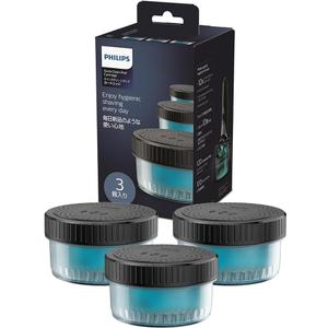 Philips Cleaning Solution for Electric Shaver S5000 S7000 S9000 S9000 Quick Clean Pods Cartridges Lemon Scent 160ml 3 Pack (About 9 Months) CC13/51 Philips Cleaning Solution for Electric Shaver S5000 S7000 S9000 S9000 Quick Clean Pods Cartridges Lemon Scent 160ml 3 Pack (About 9 Months) CC13/51