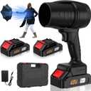 Turbodry 13000RPM Cordless Car Dryer & Turboglass Blower  Dual Batteries, Fast Charging, Lightweight Air Blower for Patio Lawn Care Blowing Leaves Dust Snow Cleaning Camping Automotive