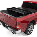oEdRo Soft Tri-Fold Truck Bed Tonneau Cover Compatible with Dodge Ram 1500 2002-2026 (Inclu. Classic & New), Fit for Dodge Ram 2500 3500 2003-2026, Fleetside 6.4 Ft Bed w/o Ram Box