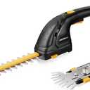 Hedge Trimmer Cordless Compatible with DEWALT 20V MAX Battery (No Battery), Electric Hedge Trimmer Cordless Grass Trimmer, Bush Trimmer Grass Shears Handheld for Yard, Garden, Lawn (8.5-INCH)