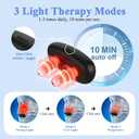 Red Light Nose Care Device, LED Nose Wellness Tool for Daily Nasal Comfort, USB Rechargeable Portable Design with 3 Light Modes & Auto Shut-Off, Lightweight, Black, 1PC