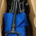 Mac Sports Heavy Duty Steel Frame Collapsible Folding 150 Pound Capacity Outdoor Camping Garden Utility Wagon Yard Cart, Blue