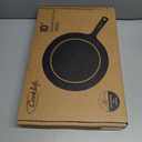 COOKLIFE 10 Inch Lightweight Pre-Seasoned Cast Iron Skillets with Handle Cover - Smooth Polished Surface, Easy to Clean Cast Iron Pan Use in the Oven, on the Stove or Grill, Over a Campfire