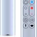 New Replace Remote Control for Dyson Pure Hot+Cool Fan Purifying Heater HP00 HP01, Part NO.967197-13 (Silver)