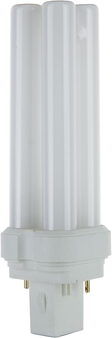 Sunlite FDL22 Fluorescent Quad Tube Plug-in Bulb, 22 Watt, 10,000 Hour Life Span, GX32D-2 Base, 1050 Lumens, for Fluorescent Ceiling Fixtures, 5000K Daylight, 1 Pack