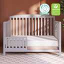 Dream On Me Premium 2-in-1 Baby Fairy Crib & Toddler Mattress, Made in USA