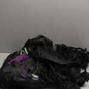 JOYIN 72 Halloween Hanging Witch Decorations Outdoor, Flying Talking Ghost Decor Light Up Eyes Sound Activated, Outside Indoor Haunted House Prop for Lawn Yard Garden, Purple