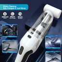 Handheld Vacuum Cordless, 16000PA High Power Suction Hand Held Car Vacuum Cleaner Portable with Washable Filter & Multi Accessories, Rechargeable Dust Busters for Car Home Office and Pet Hair