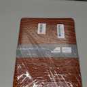 KEROM Compatible for Crocodile MacBook Pro 13 Inch Case 2025-2016 M2 M1 A2338 A2289 A2251 A2159 A1989 A1706 A1708, Textured Alligator Skin Snakeskin PU Leather Hardshell & Keyboard Cover, Brown