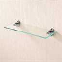 Adjustable Wood/Glass Shelf Bracket Solid Metal Wall Mount 2 Pcs or One Pair,Polished Chrome (k839-4PCS) with Glasses