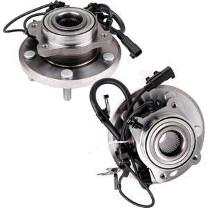 ECCPP Wheel Hub and Bearing Assembly Rear Left 512478 fit for Dodge Journey 2009-2017 5 Lugs Wheel Bearing Hubs with ABS 2pcs