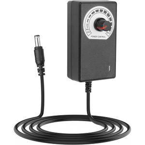 YAODHAOD 24W Adjustable Power Supply 3V-24V 1A Universal Multi Voltage AC/DC Adapter Converter AC 100-240V to DC 3- 24V Black Barrel Jack Connector Type C Plug
