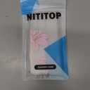 NITITOP Compatible with iPhone 14 Pro Max Case Clear Cute Pink Lily Blossom Floral Flowers Pattern for Girls Women Soft TPU Transparent Shockproof Protective Phone Cover - Little Flower