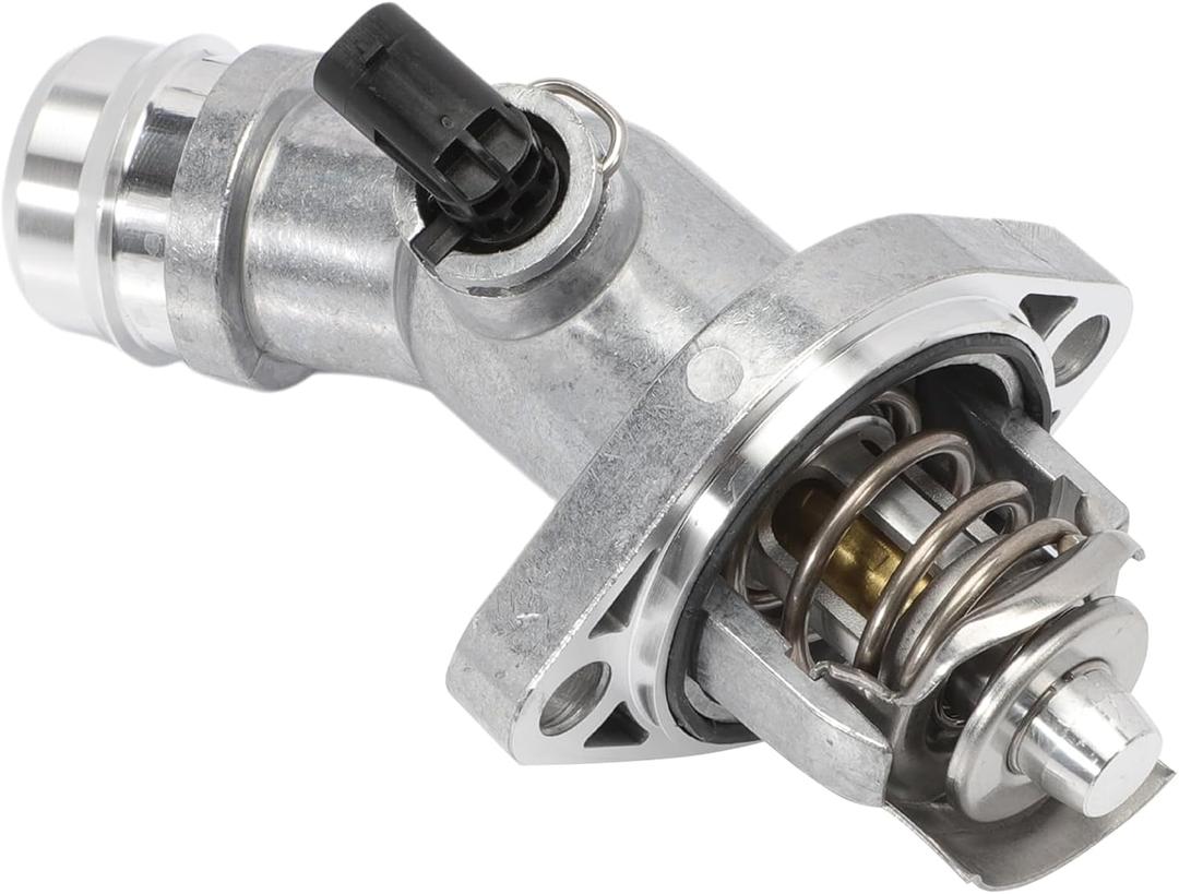 Engine Coolant Thermostat Housing Assembly Fit for Hyundai Elantra 2017-2020 2.0L L4, Kia Seltos Forte Soul 2.0L Replaces 255002E085 9025210