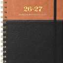 Planner 2026-2027 - Weekly Monthly Planner from July 2026 to June 2027, Calendar Planner with Inner Pocket, 6.1'' x 8.3'' (Brown)