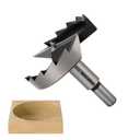 3-1/2 Inch Forstner Bit, 3-1/2" Forstner Drill Bit for Woodworking, Hinge Cutter for Hardwood, Plywood, Plastic