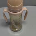 GROSMIMI Spill Proof no Spill Magic Sippy Cup with Straw with Handle for Baby and Toddlers, Customizable, PPSU, BPA Free 10 oz (Peach)