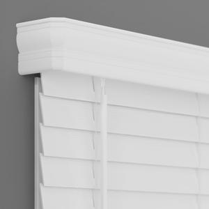 2 Inch Cordless Faux Wood Blind - 35" W x 64" L - White, Thick Wood Textured Slats, Over 1,000 Custom Sizes Starting at 19.97, Classic Valance, Room Darkening Shades for Interior Windows by Lumino
Visit the Lumino Store