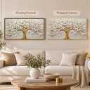HANGYUEACE Large Tree of Life Canvas Wall Art, 48"L x 24"W