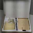 Coffee Mug Warmer Set, 1F Precision Temperature Control Smart Heated Mug for Desk, Electric Coffee Warmer with Auto Shut Off & Real-Time Temp Display, Gifts for Men Women, 15oz Ceramic Mug, Beige