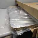 ANDY STAR Square Wall Mirror for Bathroom, 24x24 Brushed Gold Bathroom Mirror, Rounded Corner Metal Mirror in Premium Stainless Steel Frame Hangs Horizontal Or VerticalNo Rose Gold