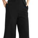 CHERFLY Jumpsuits for Women Dressy Elegant Outfits Summer Halter Overalls 2025 (Jet Black,XL)
