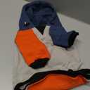 BRKURLEG Dog Hoodie Winter Dog Sweatshirts with Pockets Warm Dogs Clothes for Small Medium Dogs Girl Boy, French Bulldog Clothes Pet Sweater Shirt Hoodies with Pocket(BlueOrange, M)