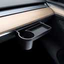 Car Glove Box Organizer Storage Box Multifunctional Car Passenger Side Cup Holder Tray for Model 3 Model Y
