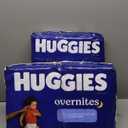 Huggies Size 4 Overnites Baby Diapers: Overnight Diapers, Size 4 (22-37 lbs), 116 Ct (2 Packs of 58)