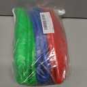 6 Pcs Dodgeballs 8.5 Inch Playground Ball 3 Colour Kickball Inflatable Rubber Handball Bouncy Dodge Ball with 1 Hand Pump for Outdoors Games Gym Camps Picnic (Needle is at The Top of the Pump) (Multicolor)