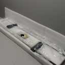 Operated Wall Sconces Set of 2, Rechargeable 6000mAh Wireless Lights with Remote, 360° Rotation Dimmable 3000K-6000K, No Wiring Indoor Lamps for Bedroom Hallway Stairs 40 Inch Black