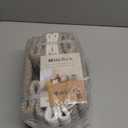 MiniArk Small Storage Baskets for Organizing | Closet Organizer Bins | Shelf Toy Basket | Woven Rope Baskets | Cube Decorative Box | Shallow Basket | 11.5x7.5x4.7” | 3 Packs White Brown