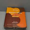 Bearhug Electric Blanket Throw Size, 50" x 60" Heated Blanket with 6 Heating Levels & 4H Auto Shut-Off, Machine Washable Soft Velvet to Sherpa Reversible Heated Throw for Office, Couch and Sofa